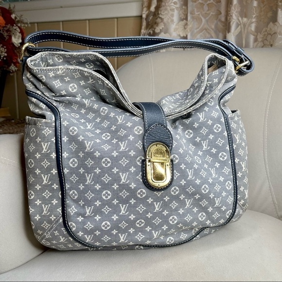 Louis Vuitton Large Hobo Shoulder Bag Brown Monogram Canvas Idylle Romance - Picture 1 of 13
